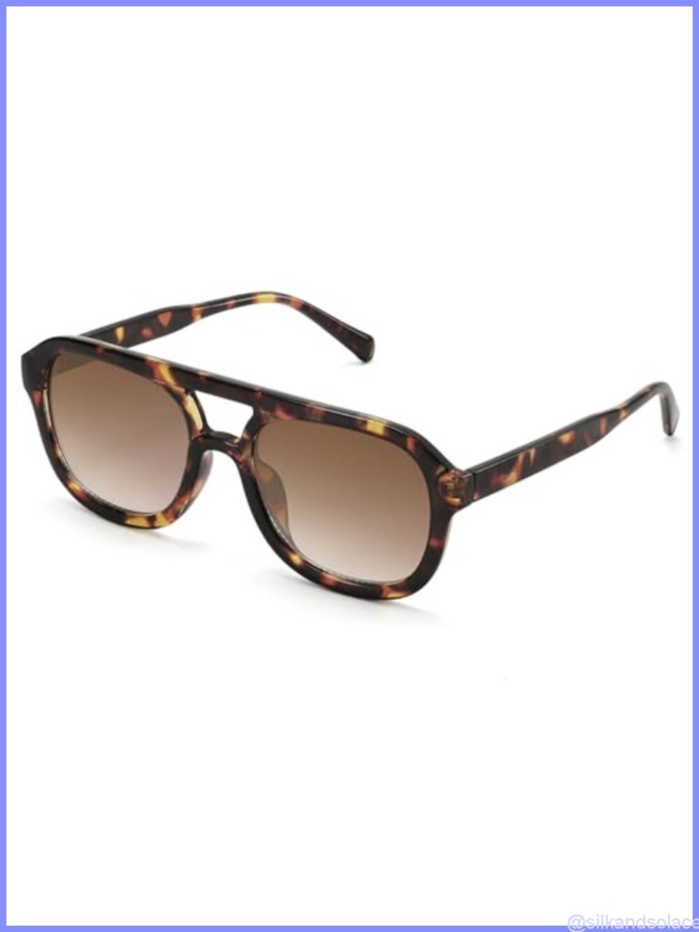 Retro Aviator Sunglasses Square Pilot Shades UV Protection Unisex